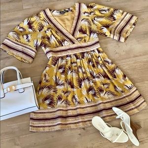 Beautiful Betsey Johnson Dress With Bell Sleeves